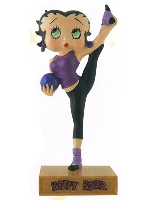 Figura decorativa de resina betty boop gimnasta colección n.º 43 15 cm - Kiabi