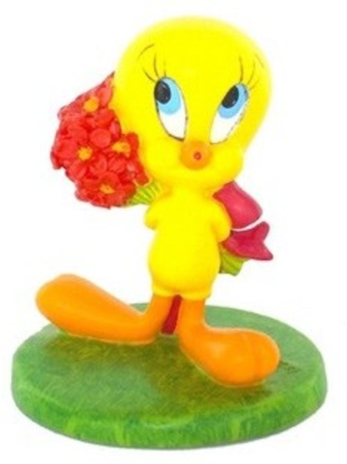 Figura piolín de resina pintada a mano – ramo rojo – 8 cm - Kiabi