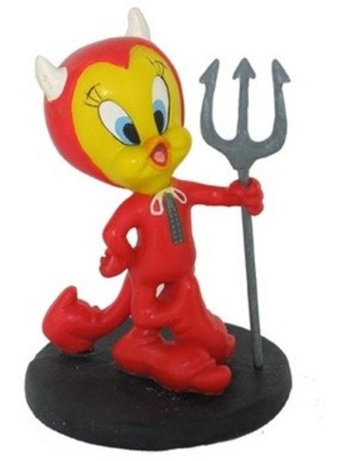 Figura piolín diablo pintada con aspecto de resina - Kiabi