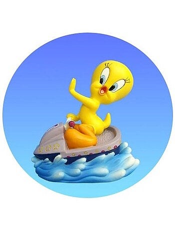 Figura piolín y silvestre – moto acuática – looney tunes
