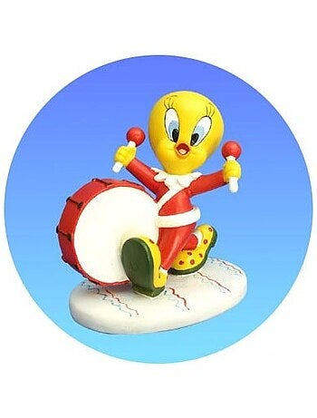 Figura piolín y silvestre – tambor – looney tunes