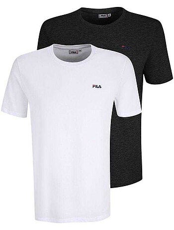 Fila - Camiseta Brod para Hombre - Pack de 2