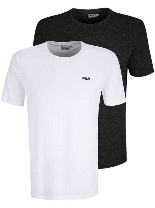 Fila - Camiseta Brod para Hombre - Pack de 2 - Kiabi Fila - Camiseta Brod para Hombre - Pack de 2 - Kiabi