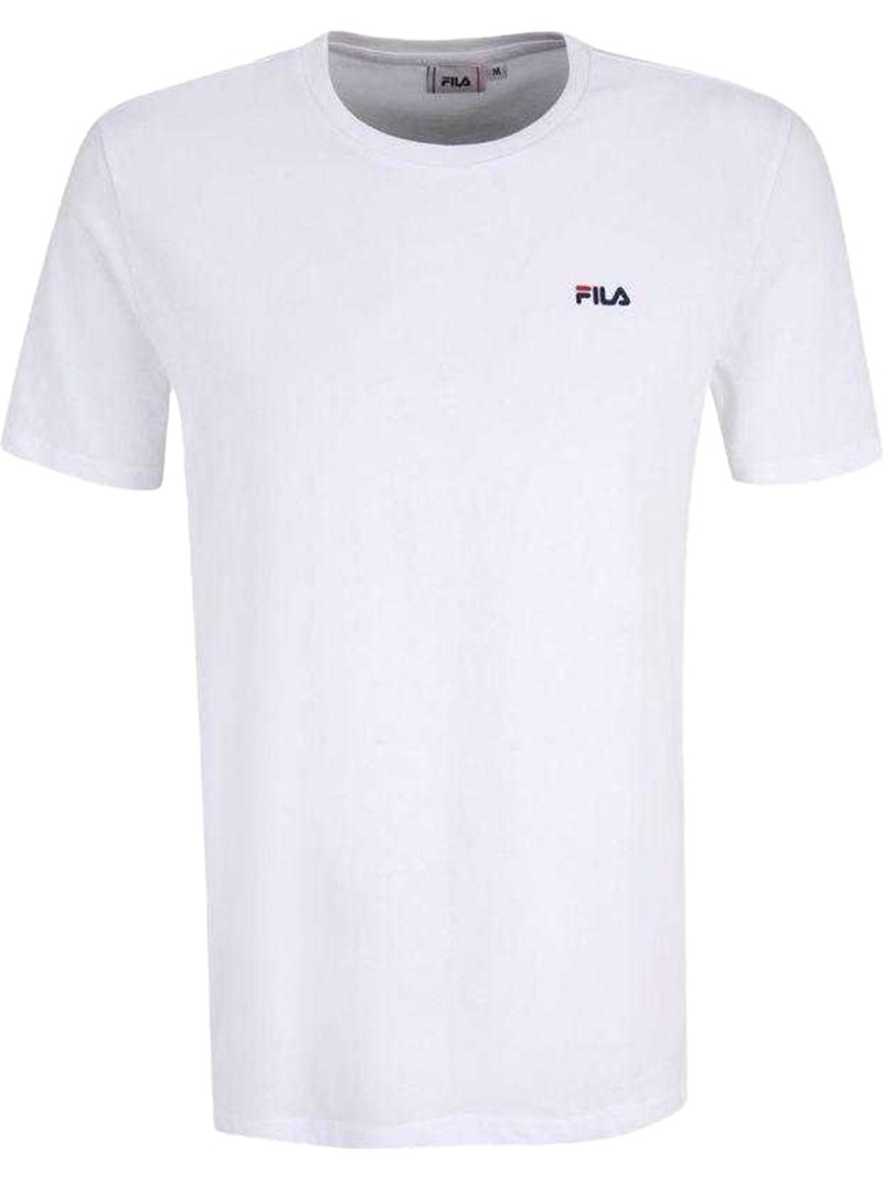 Fila - Camiseta Brod para Hombre - Pack de 2 Blanco Negro - Kiabi