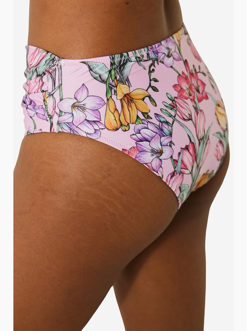 Filipa braga de bikini con estampado floral y twist penti Rosa - Kiabi