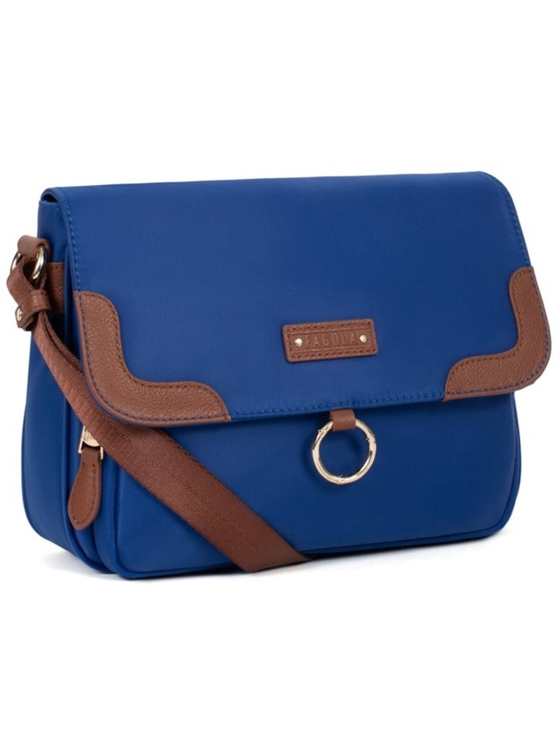 FIONA - Bolso bandolera - Material repelente al agua Azul celeste - Kiabi