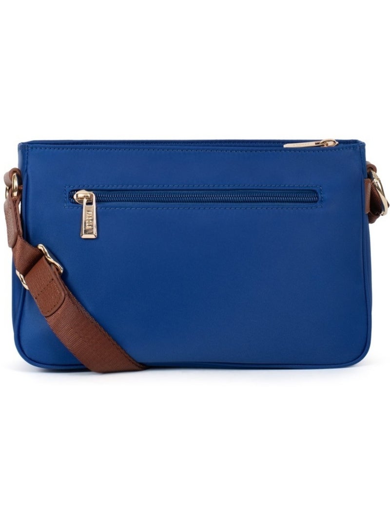 FIONA - Bolso bandolera - Material repelente al agua Azul celeste - Kiabi