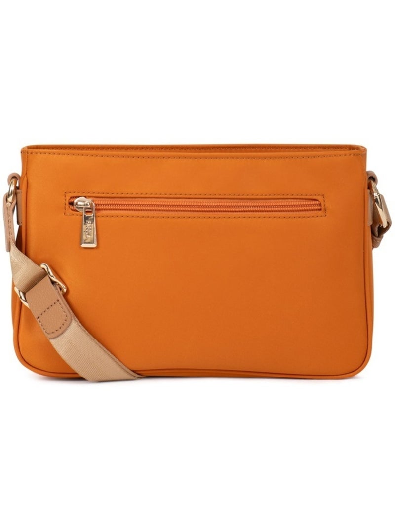 FIONA - Bolso bandolera - Material repelente al agua Naranja - Kiabi