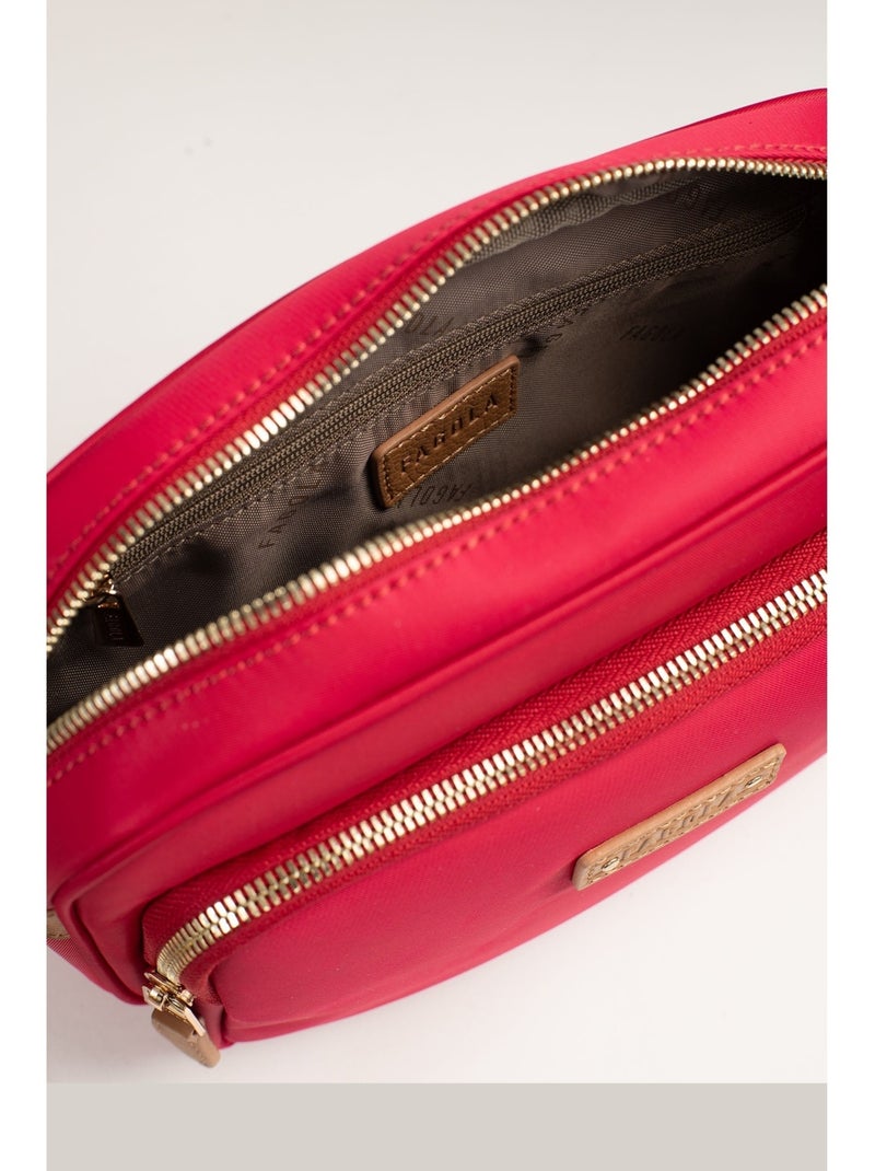 FIONA - Bolso bandolera - Material repelente al agua Rojo - Kiabi