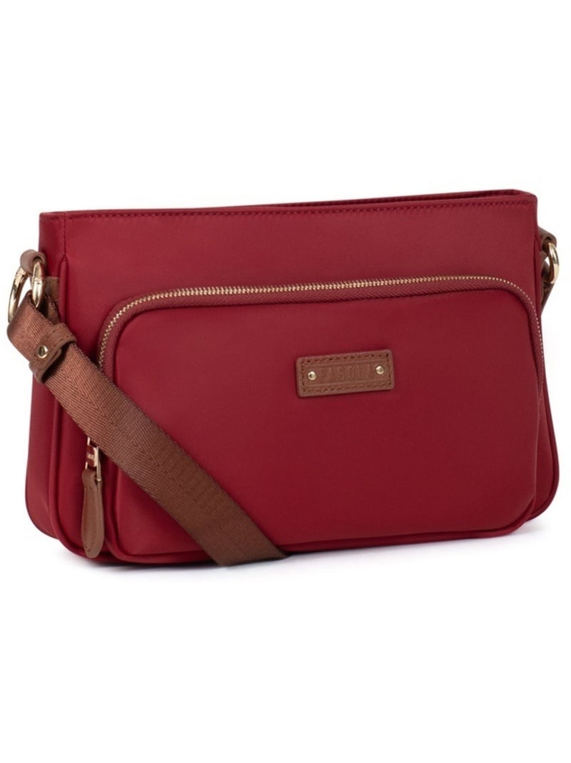 FIONA - Bolso bandolera - Material repelente al agua Rojo tomate - Kiabi
