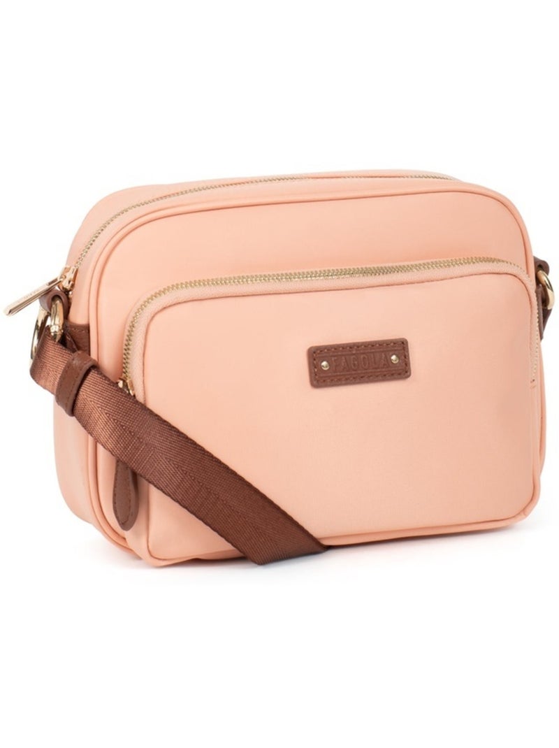FIONA - Bolso bandolera - Material repelente al agua Rosa - Kiabi