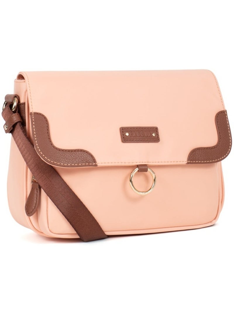 FIONA - Bolso bandolera - Material repelente al agua Rosa - Kiabi