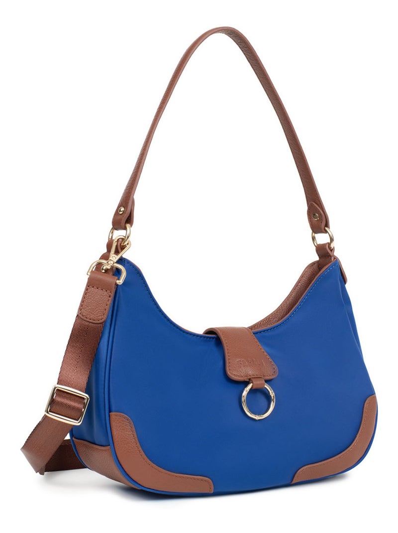 FIONA - Bolso de hombro con 1 asa - Material repelente al agua Azul celeste - Kiabi