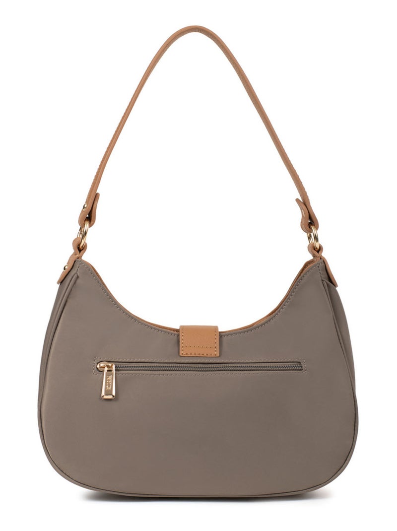 FIONA - Bolso de hombro con 1 asa - Material repelente al agua Marrón habano - Kiabi