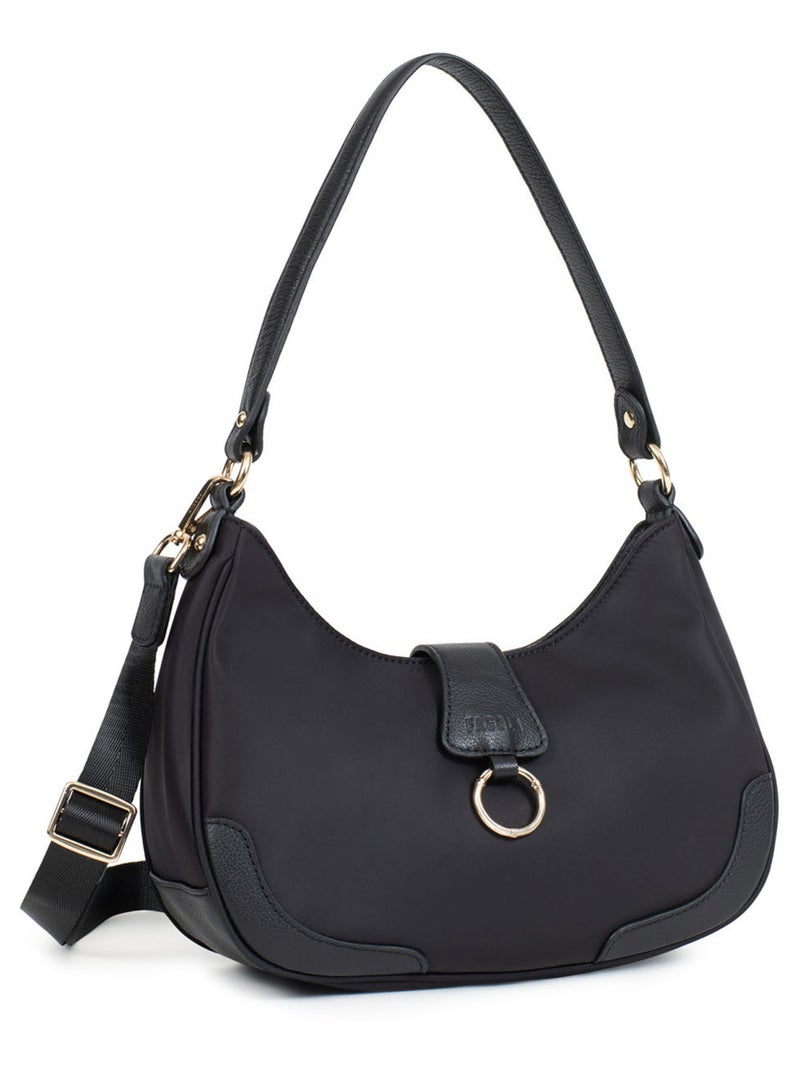 FIONA - Bolso de hombro con 1 asa - Material repelente al agua Negro - Kiabi