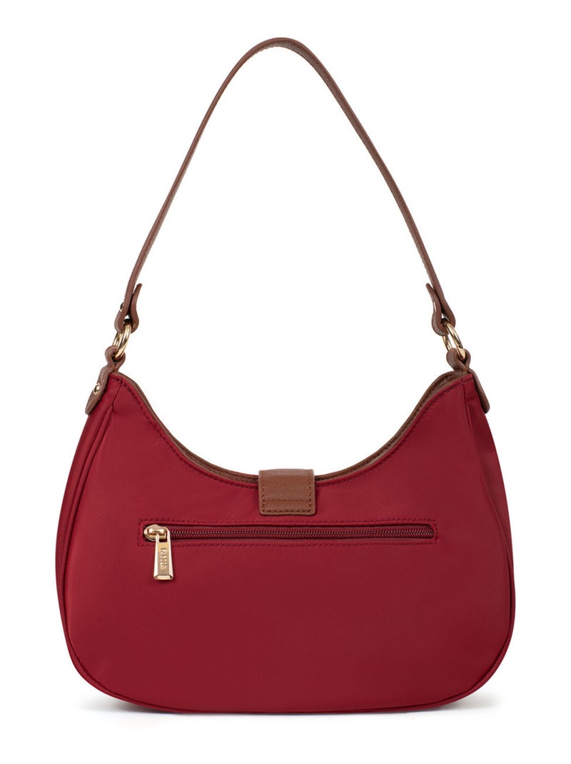 FIONA - Bolso de hombro con 1 asa - Material repelente al agua Rojo tomate - Kiabi
