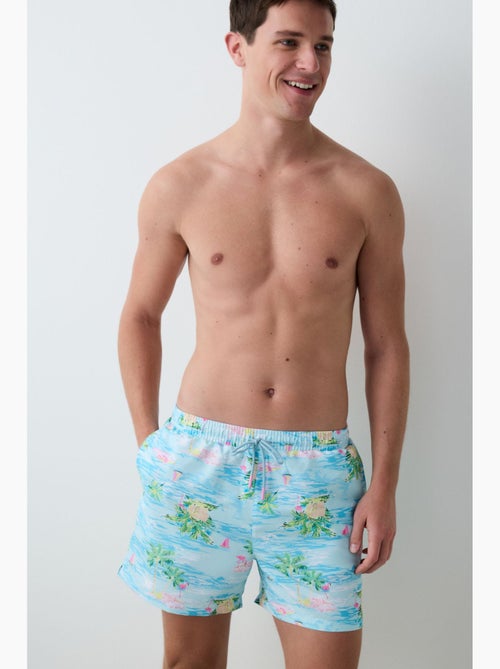 Flamingo bañador corto de hombre penti - Kiabi Flamingo bañador corto de hombre penti - Kiabi