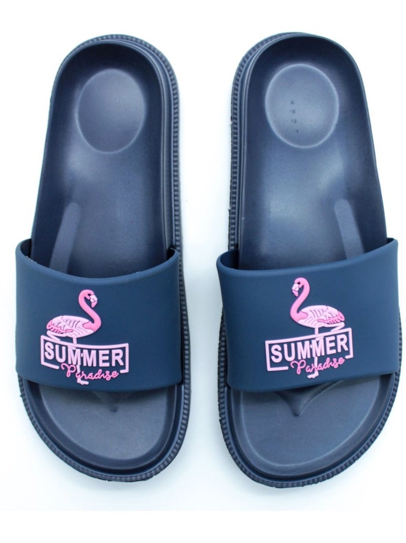 Flamingo mules Kebello Azul marino - Kiabi