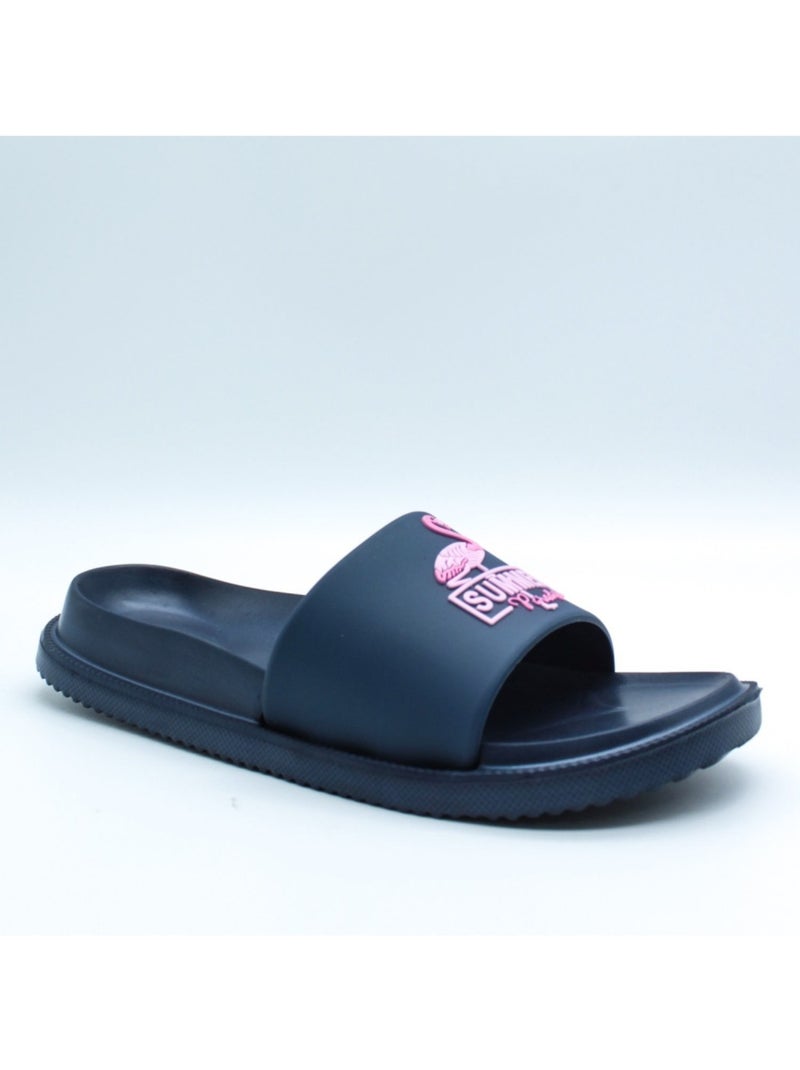 Flamingo mules Kebello Azul marino - Kiabi