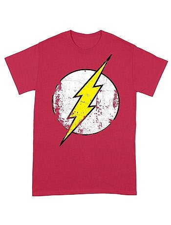 Flash - Camiseta Logo Envejecido para Adultos Unisex