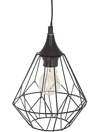 Flave suspensión de alambre metal negro d19cm