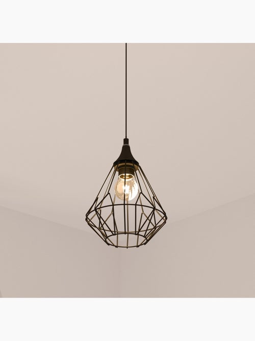 Flave suspensión de alambre metal negro d19cm - Kiabi Flave suspensión de alambre metal negro d19cm - Kiabi