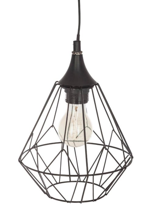 Flave suspensión de alambre metal negro d19cm - Kiabi Flave suspensión de alambre metal negro d19cm - Kiabi