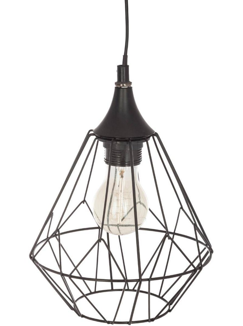 Flave suspensión de alambre metal negro d19cm Negro - Kiabi