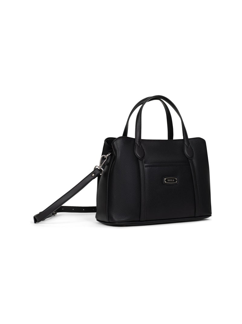 FLAVIA - Bolso con 2 asas Negro - Kiabi