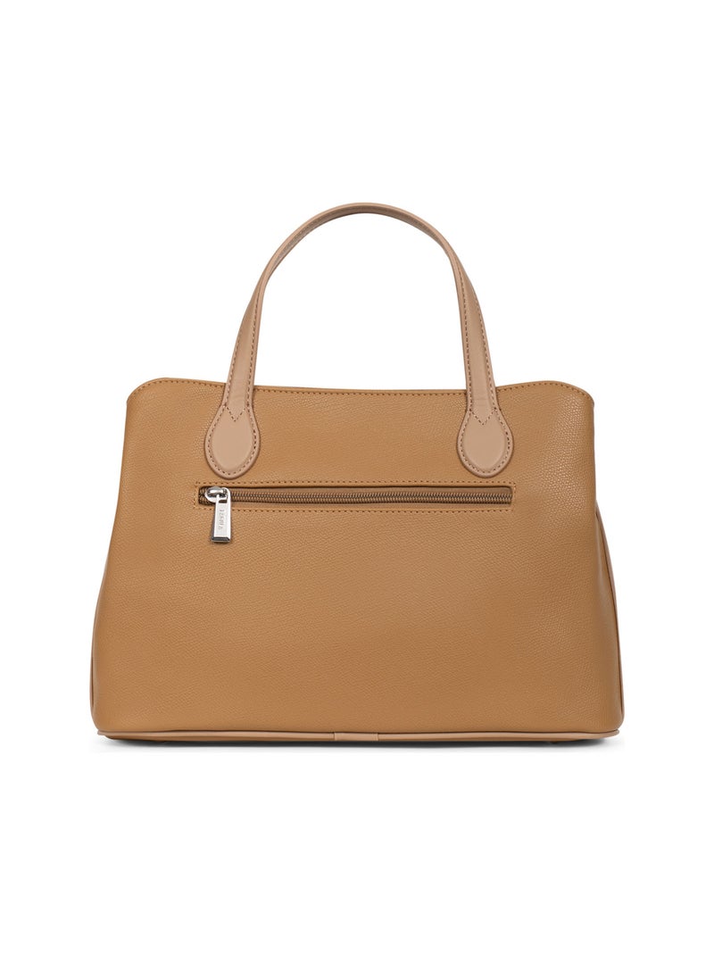 FLAVIA - Bolso con 2 asas Taupe - Kiabi