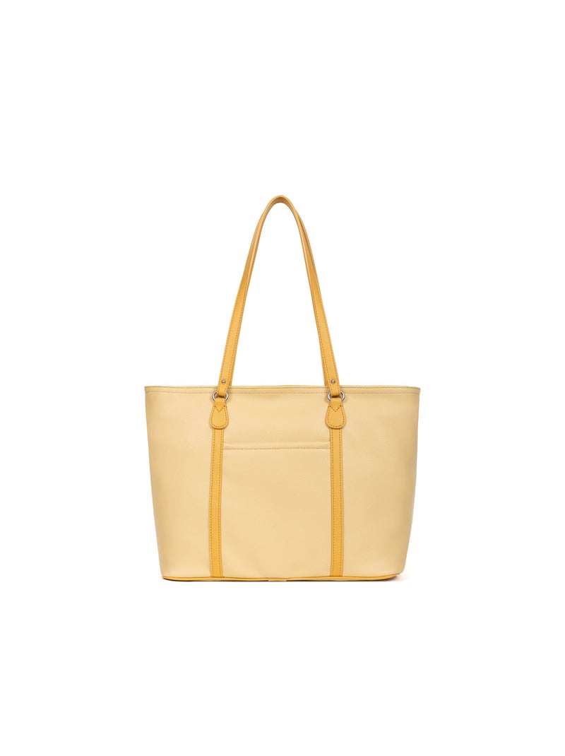 FLAVIA - Bolso de hombro Amarillo - Kiabi