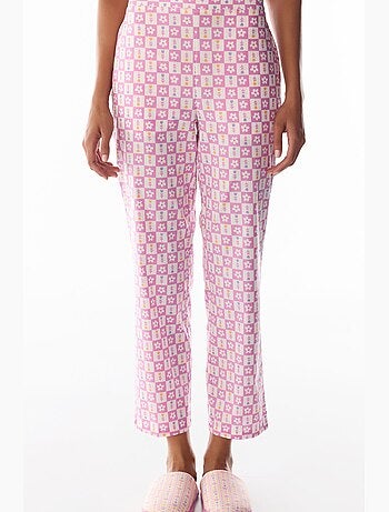 Flora estampado floral pantalón de pijama penti