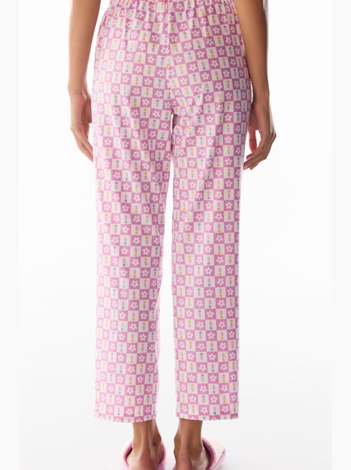 Flora estampado floral pantalón de pijama penti - Kiabi Flora estampado floral pantalón de pijama penti - Kiabi