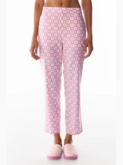 Flora estampado floral pantalón de pijama penti - Kiabi Flora estampado floral pantalón de pijama penti - Kiabi