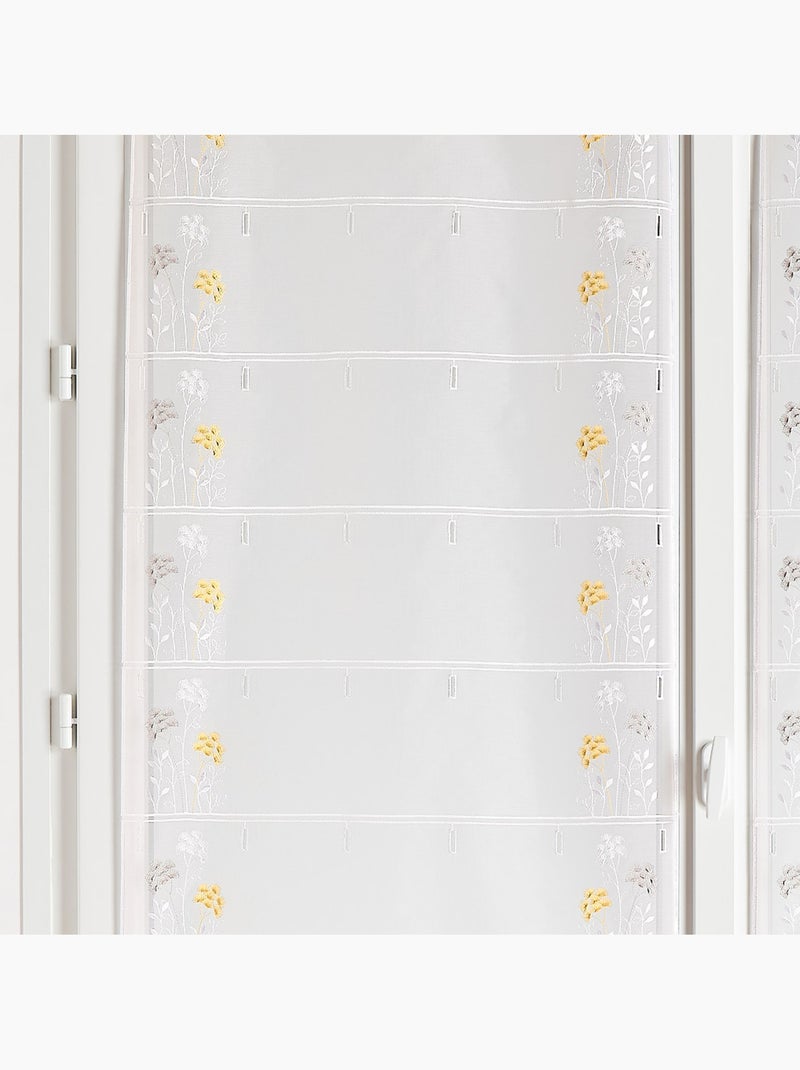 Flores bordadas modulables Amarillo - Kiabi