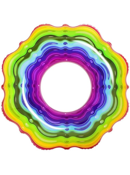 Flotador de natación diseño arco iris - bestway - Kiabi