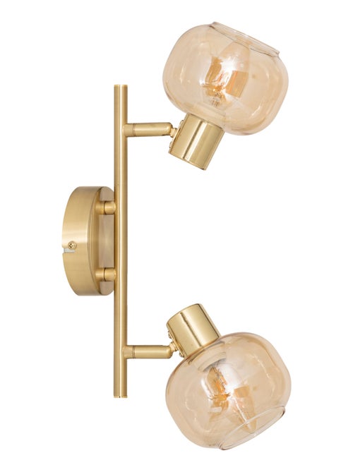Foco orientable de vidrio y metal - Kiabi