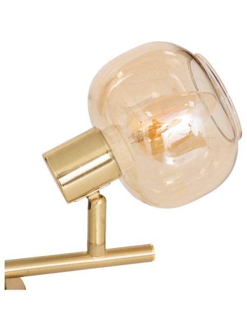 Foco orientable de vidrio y metal - Kiabi