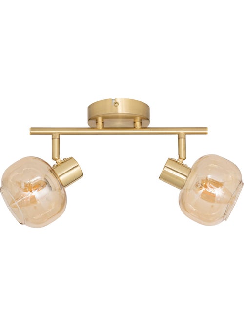 Foco regulable de cristal y metal - Kiabi Foco regulable de cristal y metal - Kiabi