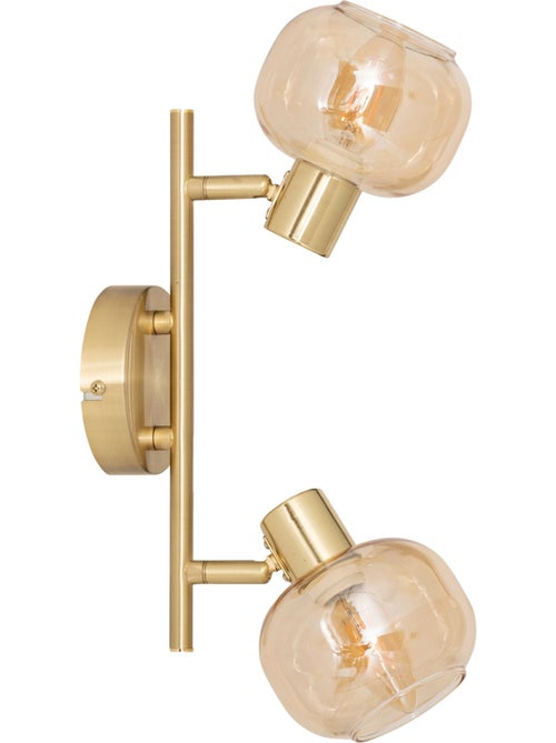 Foco regulable de cristal y metal - Kiabi Foco regulable de cristal y metal - Kiabi