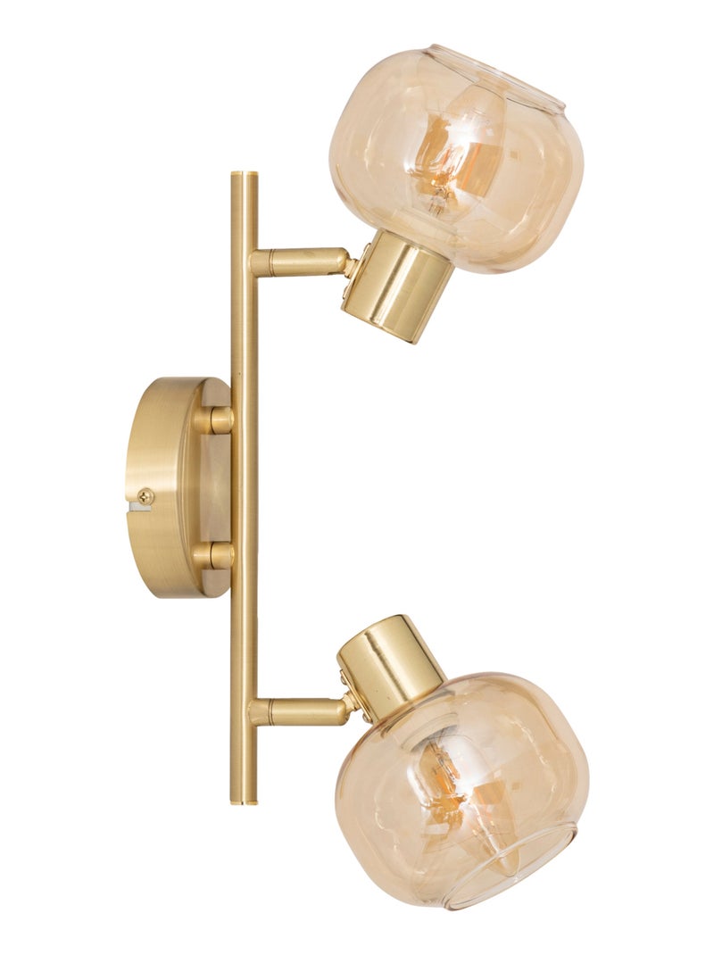 Foco regulable de cristal y metal Dorado/Oro - Kiabi