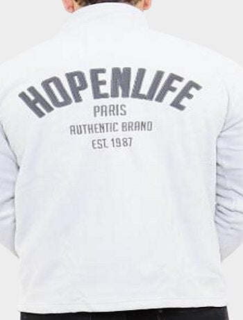 Forro polar con cremallera