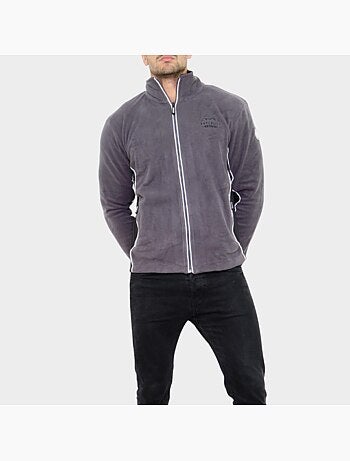 Forro polar con cremallera