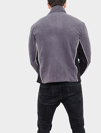 Forro polar con cremallera