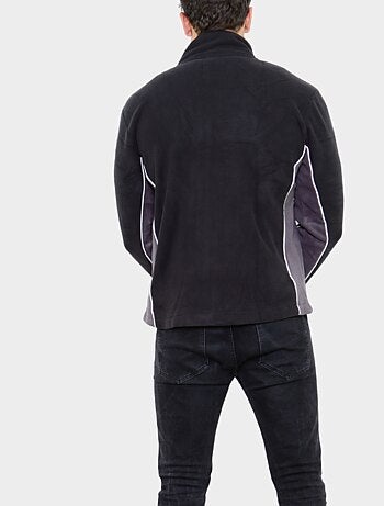 Forro polar con cremallera