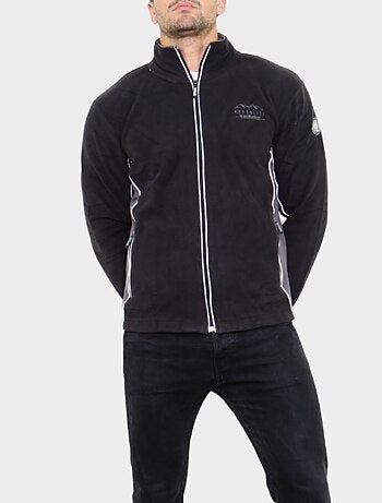 Forro polar con cremallera