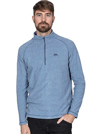Forro polar con media cremallera antibolitas keynote para hombre - trespass
