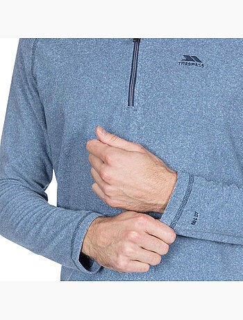 Forro polar con media cremallera antibolitas keynote para hombre - trespass