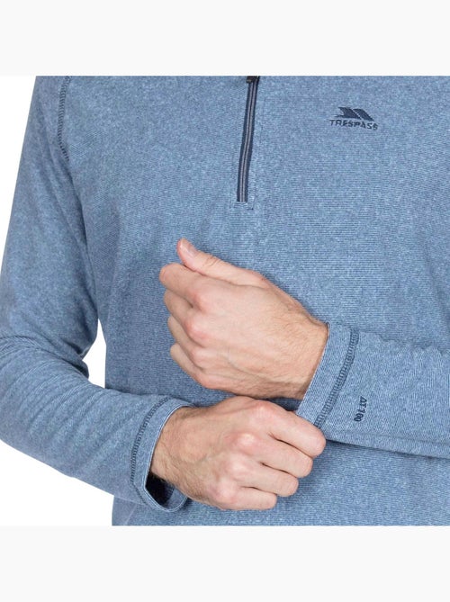 Forro polar con media cremallera antibolitas keynote para hombre - trespass - Kiabi Forro polar con media cremallera antibolitas keynote para hombre - trespass - Kiabi