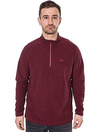 Forro polar con media cremallera antibolitas keynote para hombre - trespass